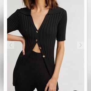 DISSH Owen Ribbed Cardigan TOP